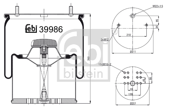 Bellow, air suspension